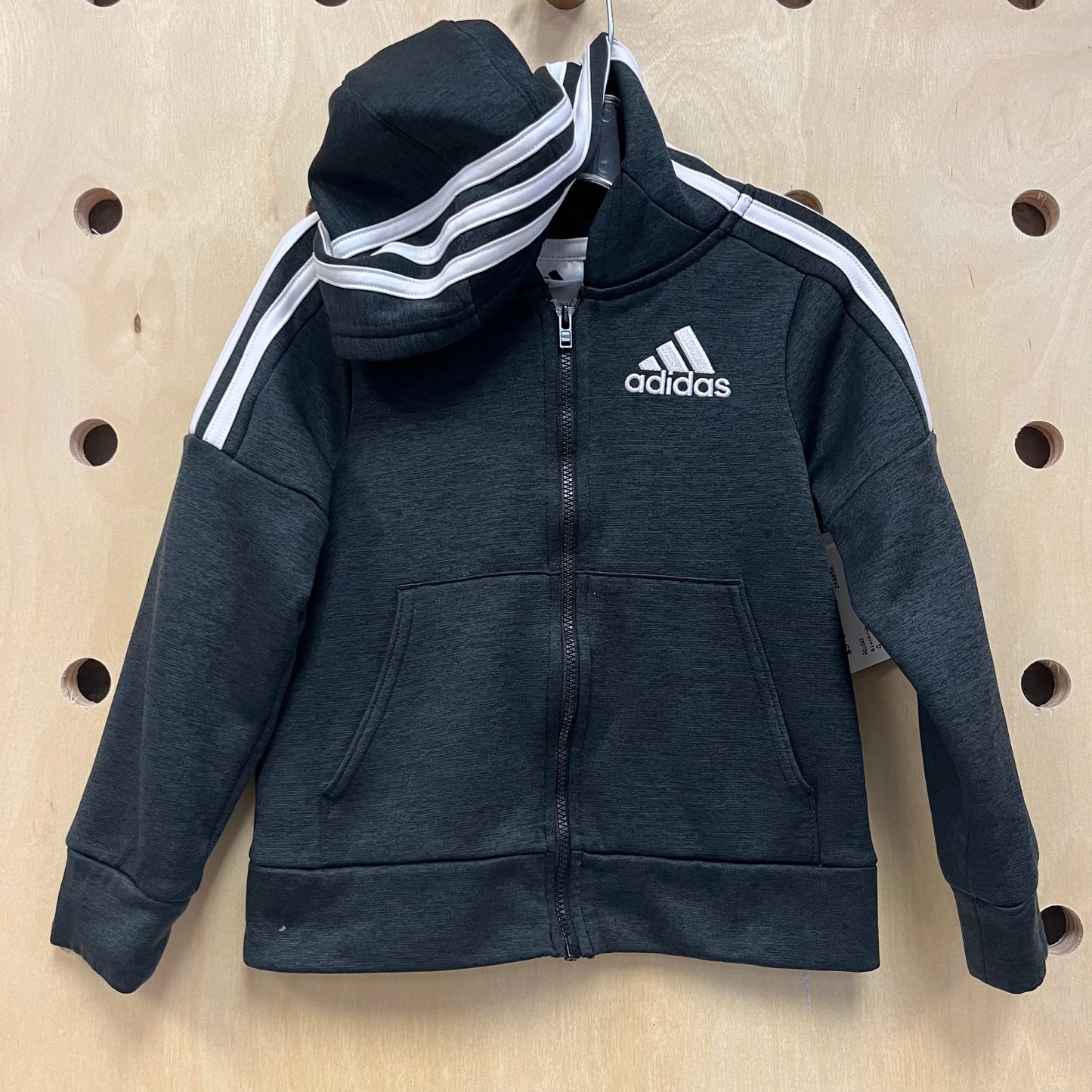 Black+White Zip Hoodie