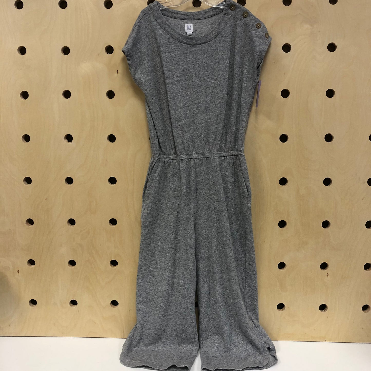 Heathered Grey Jumpsuit