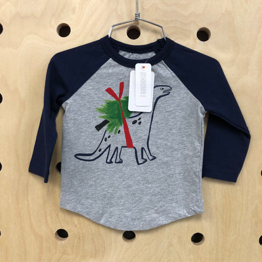 Holiday Dino Raglan NEW!