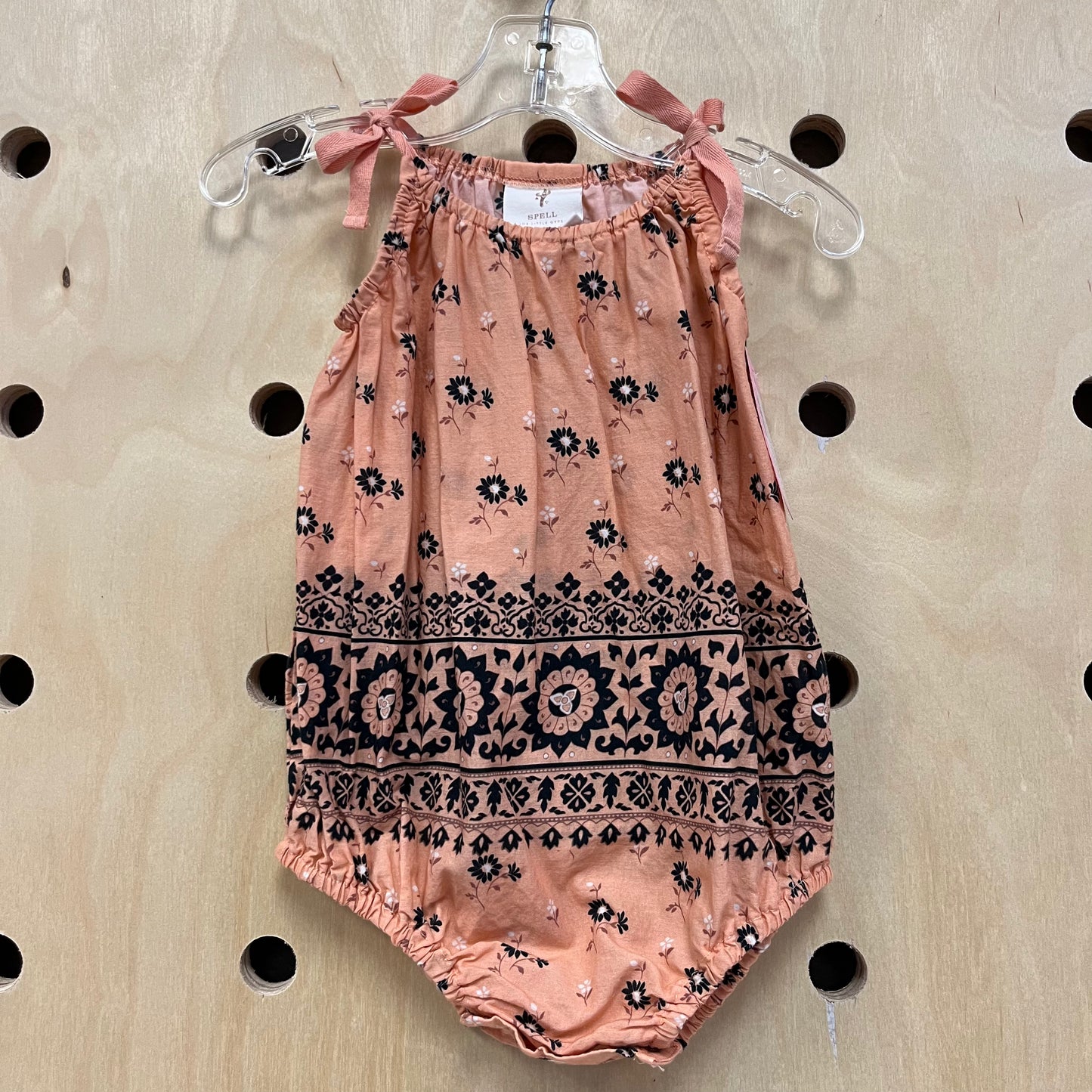 Coral Bubble Romper