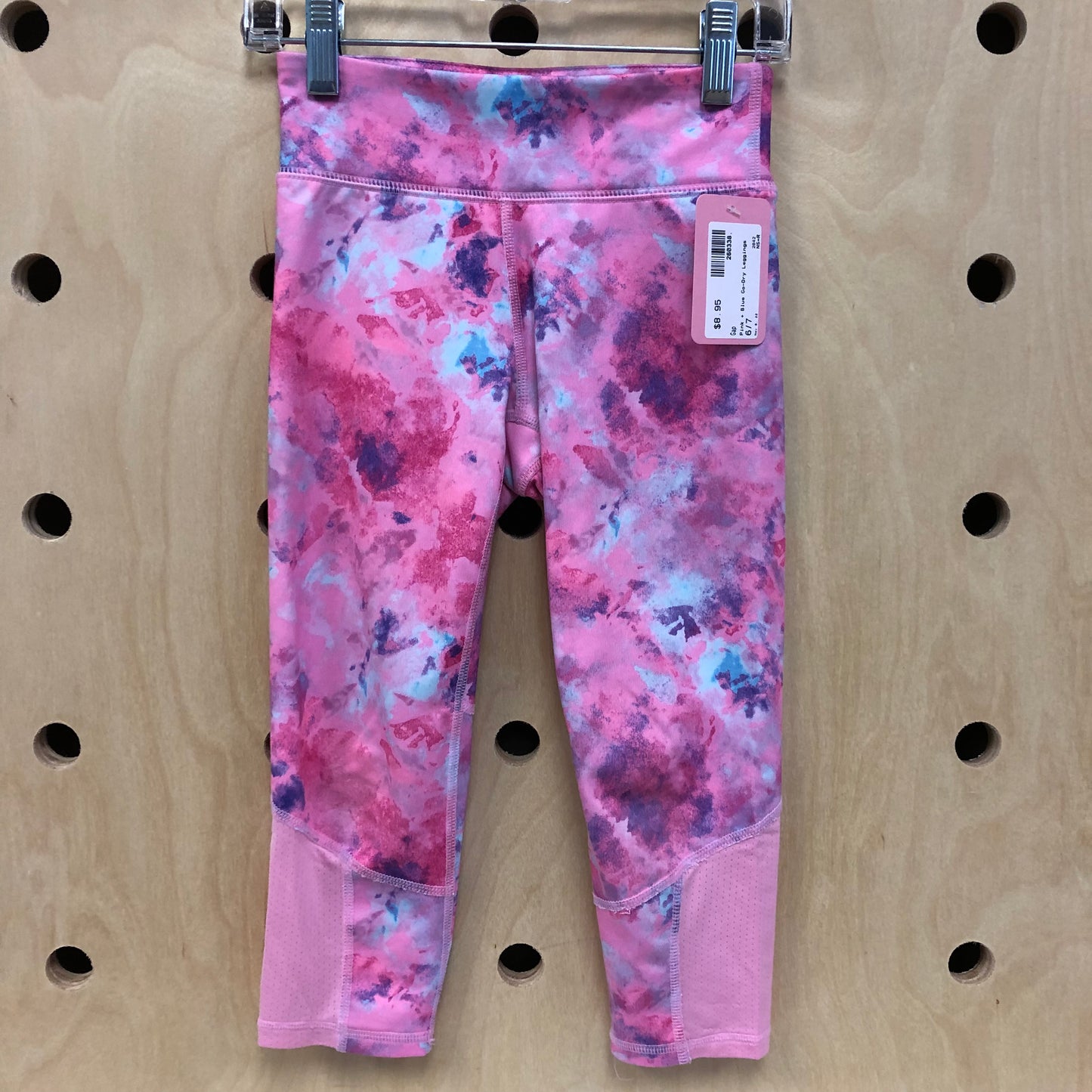 Pink + Blue Go-Dry Leggings