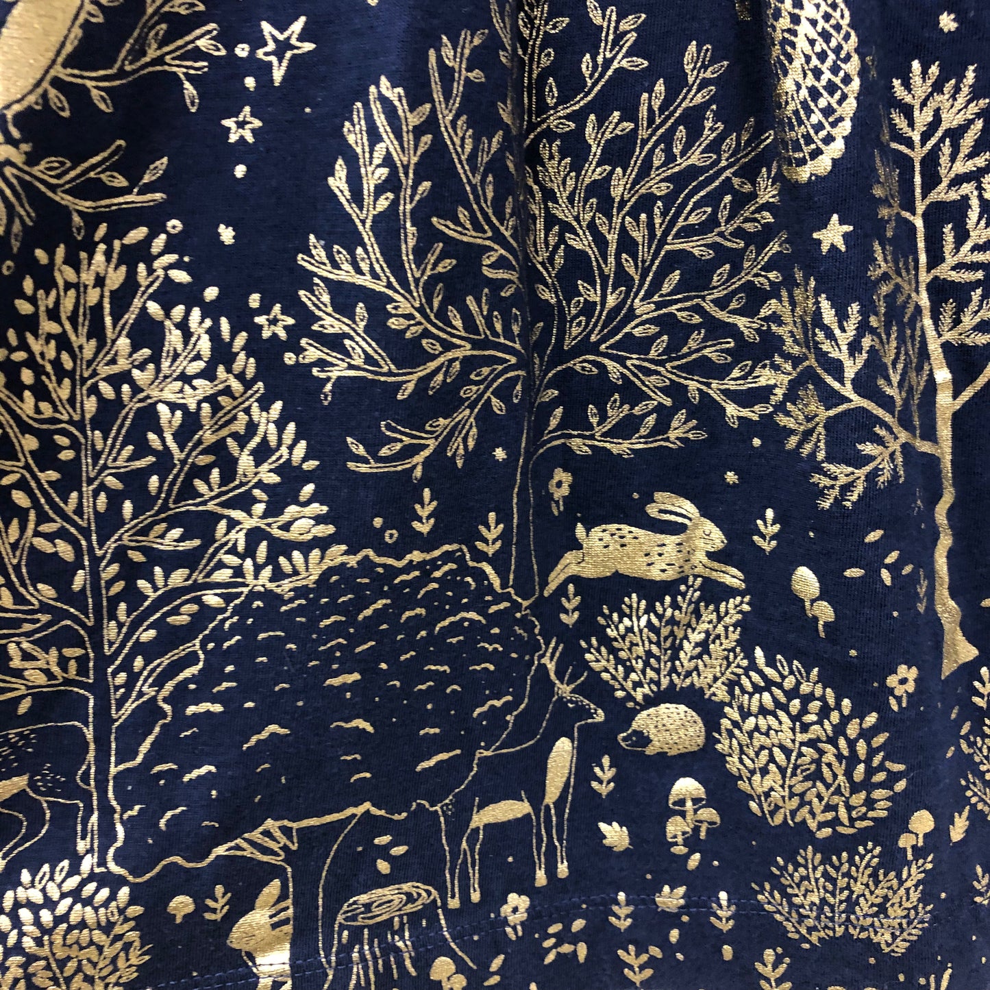Blue + Gold Nocturnal Dress