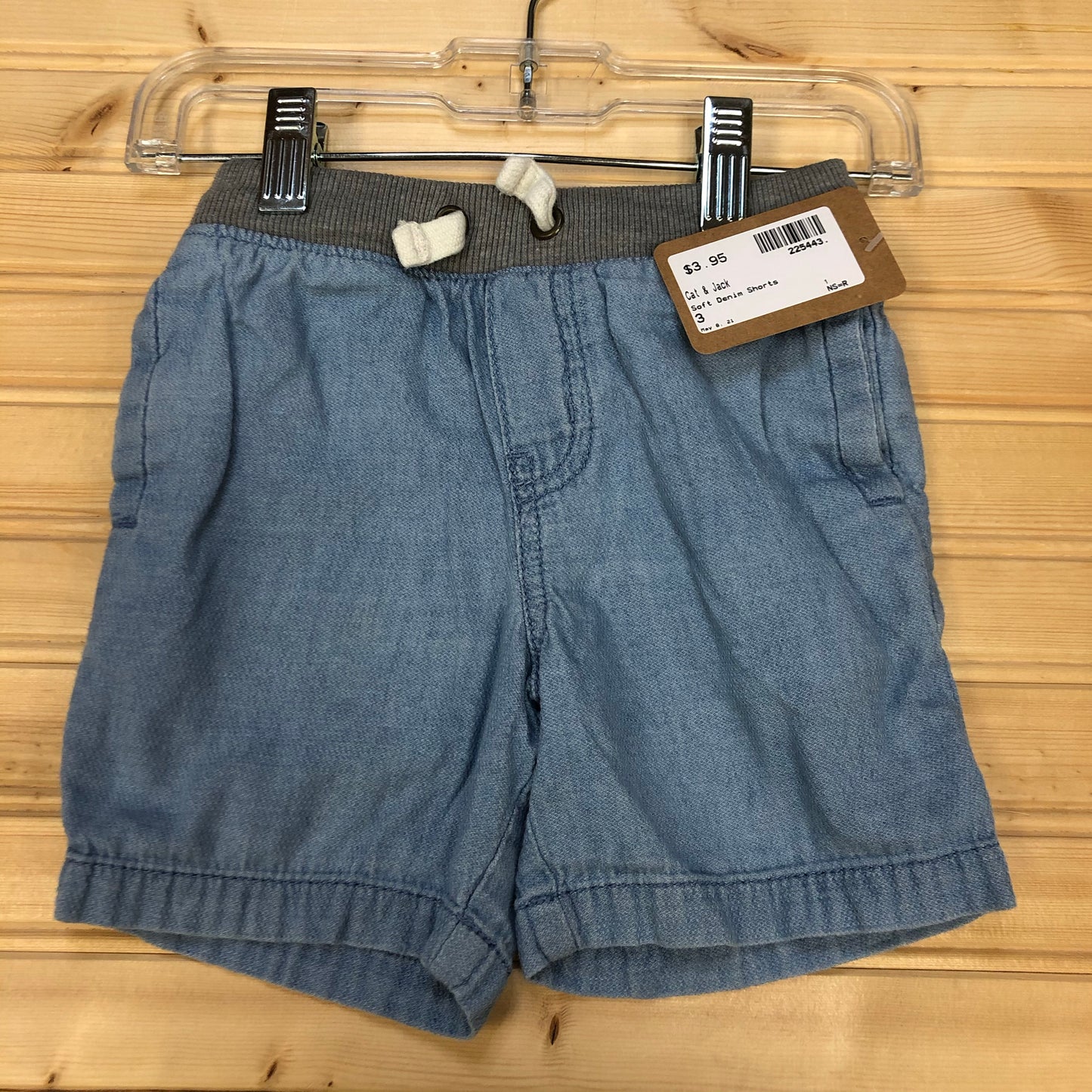 Soft Denim Shorts