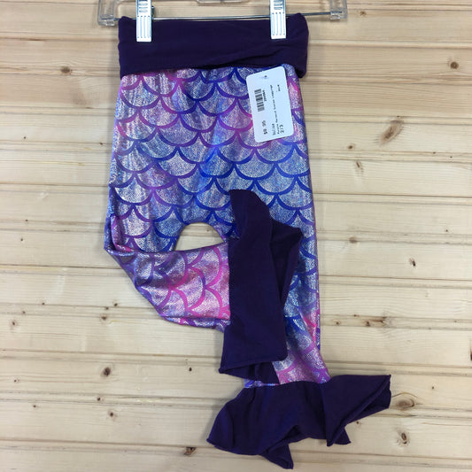 Purple Mermaid Scales Leggings