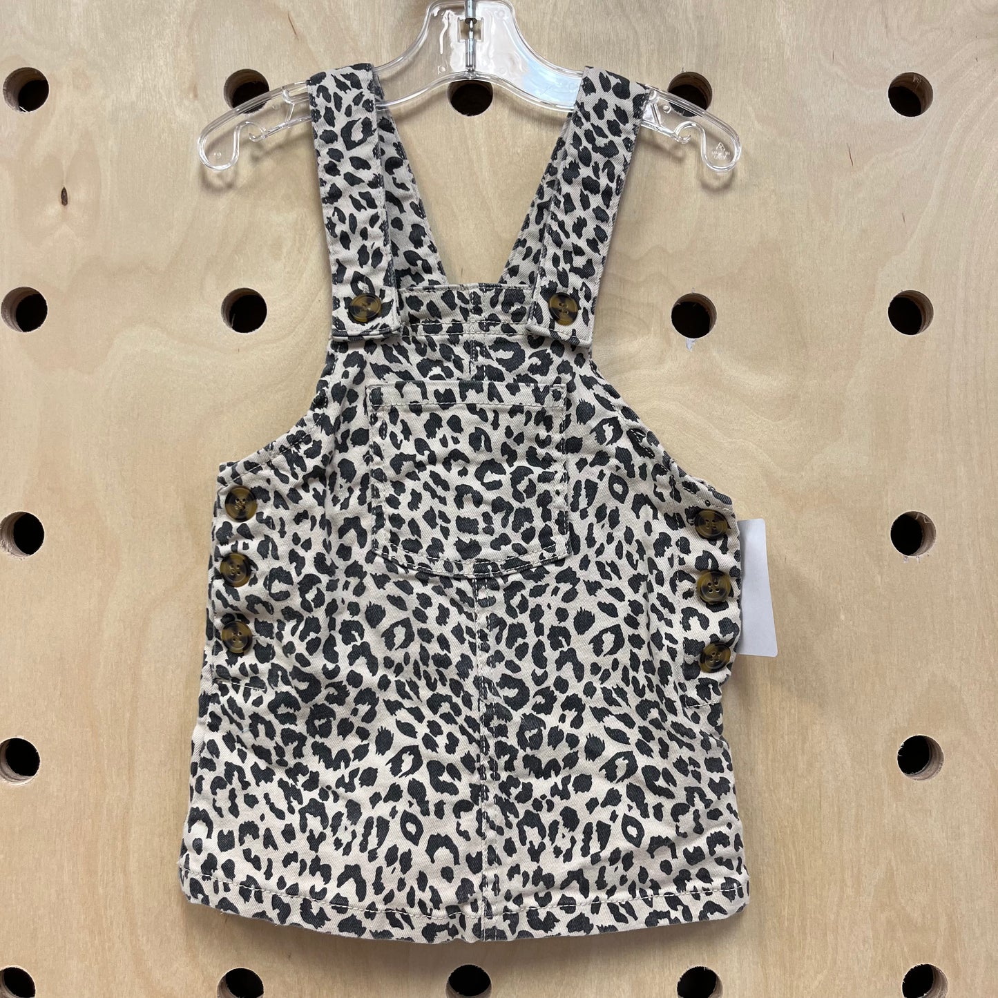 Leopard Print Denim Jumper