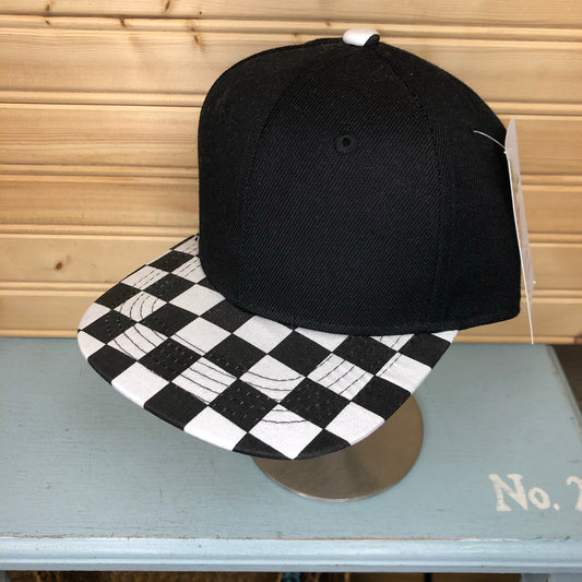 Snapback -Checkered Brim