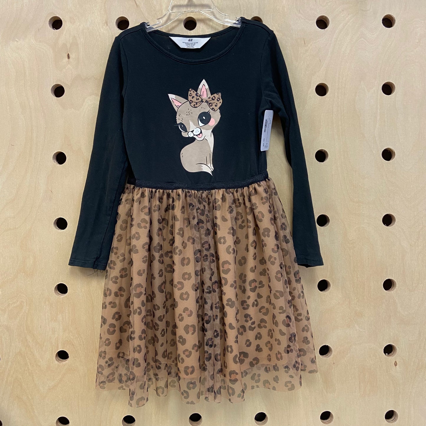 Black Little Leopard Dress