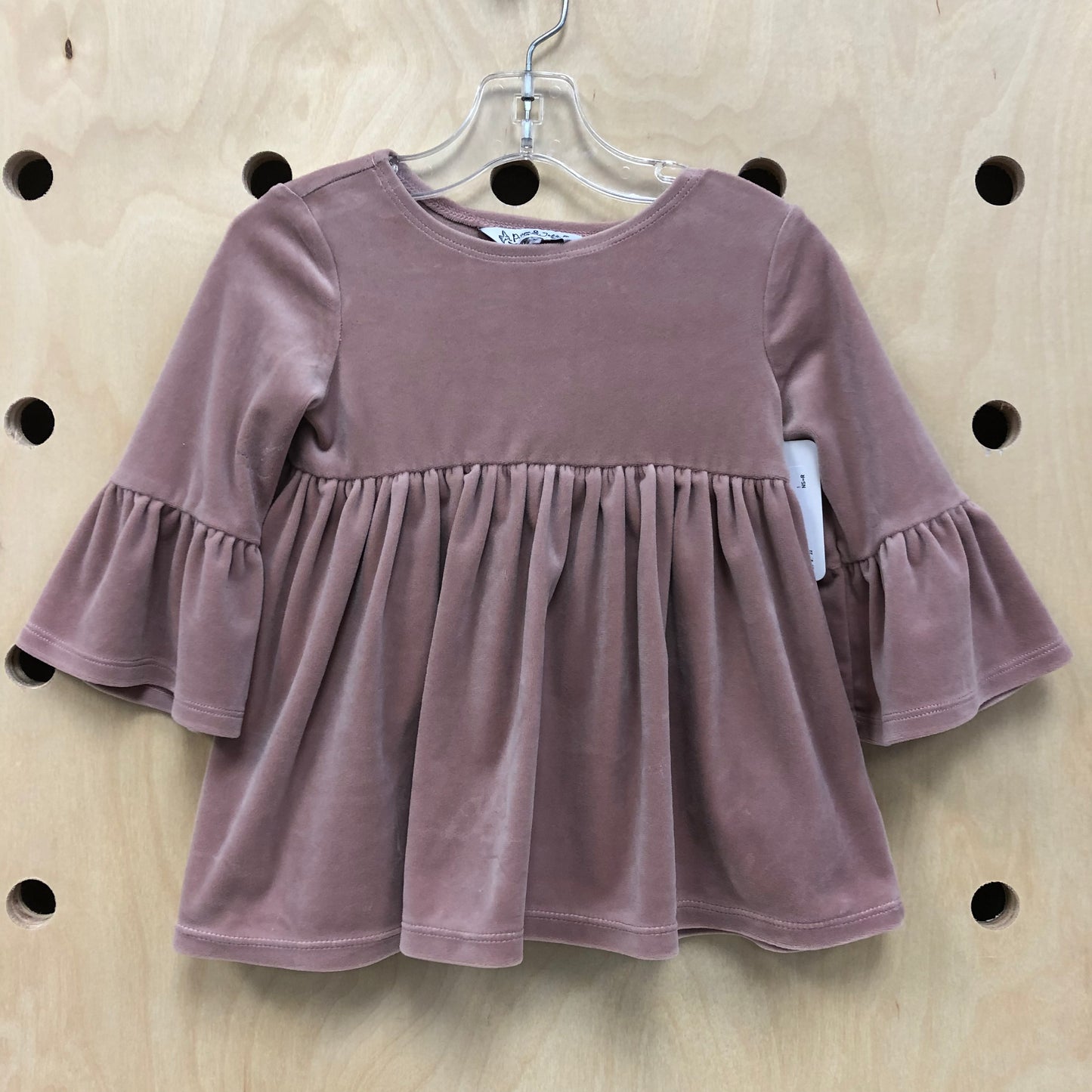 Mauve Velour Top