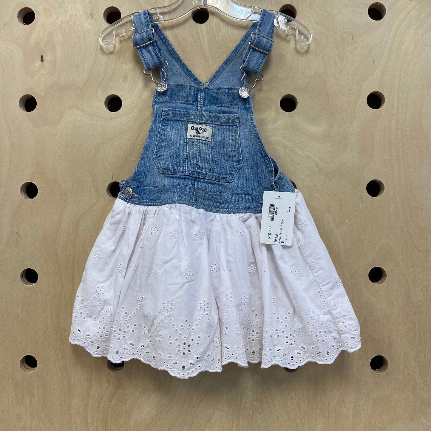 Denim Eyelet Jumper