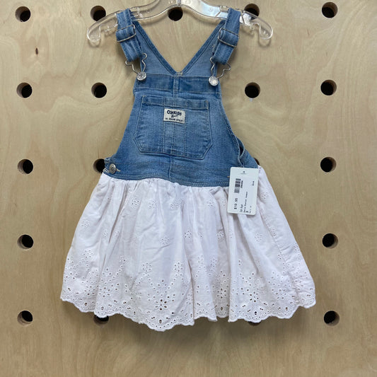 Denim Eyelet Jumper