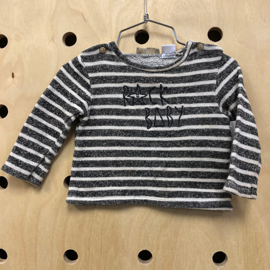 Rock Baby Striped Top