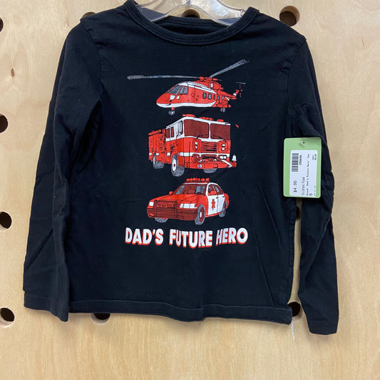 Black 'Dad's Future Hero' Tee