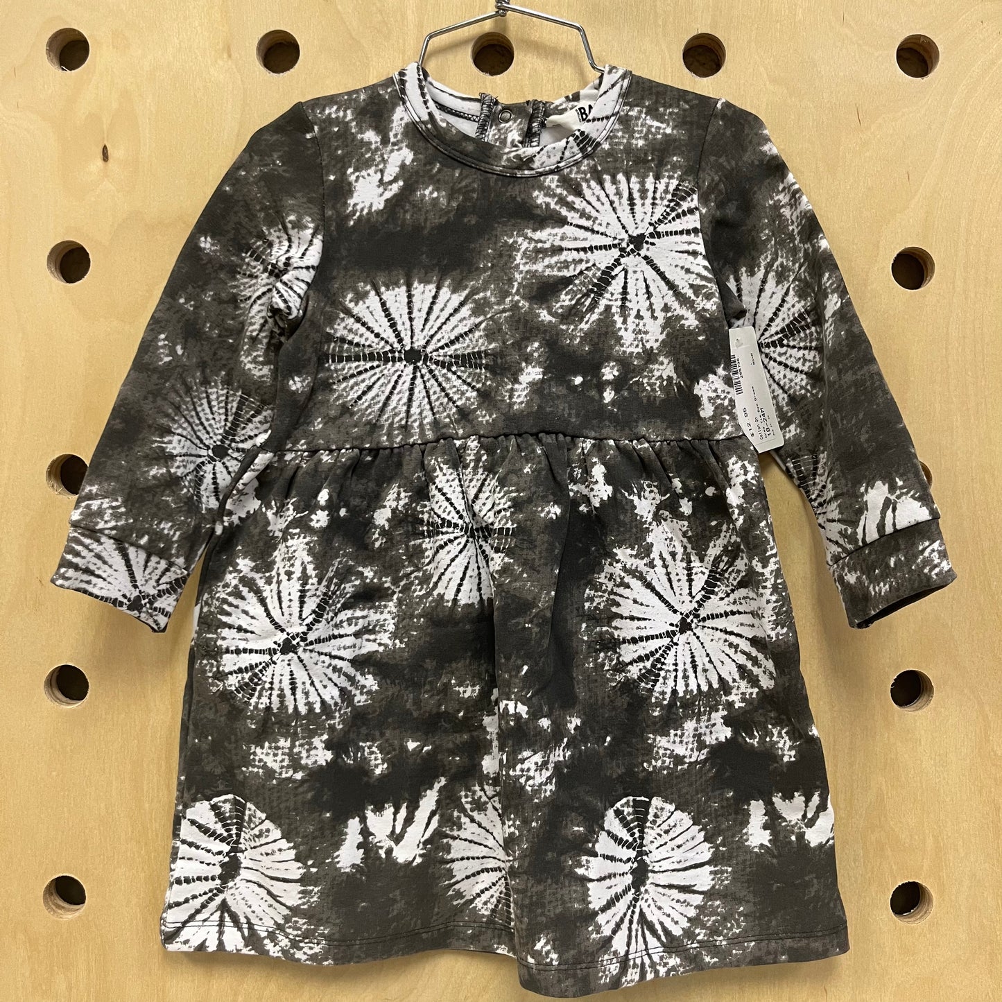 Grey Tie Dye Dress