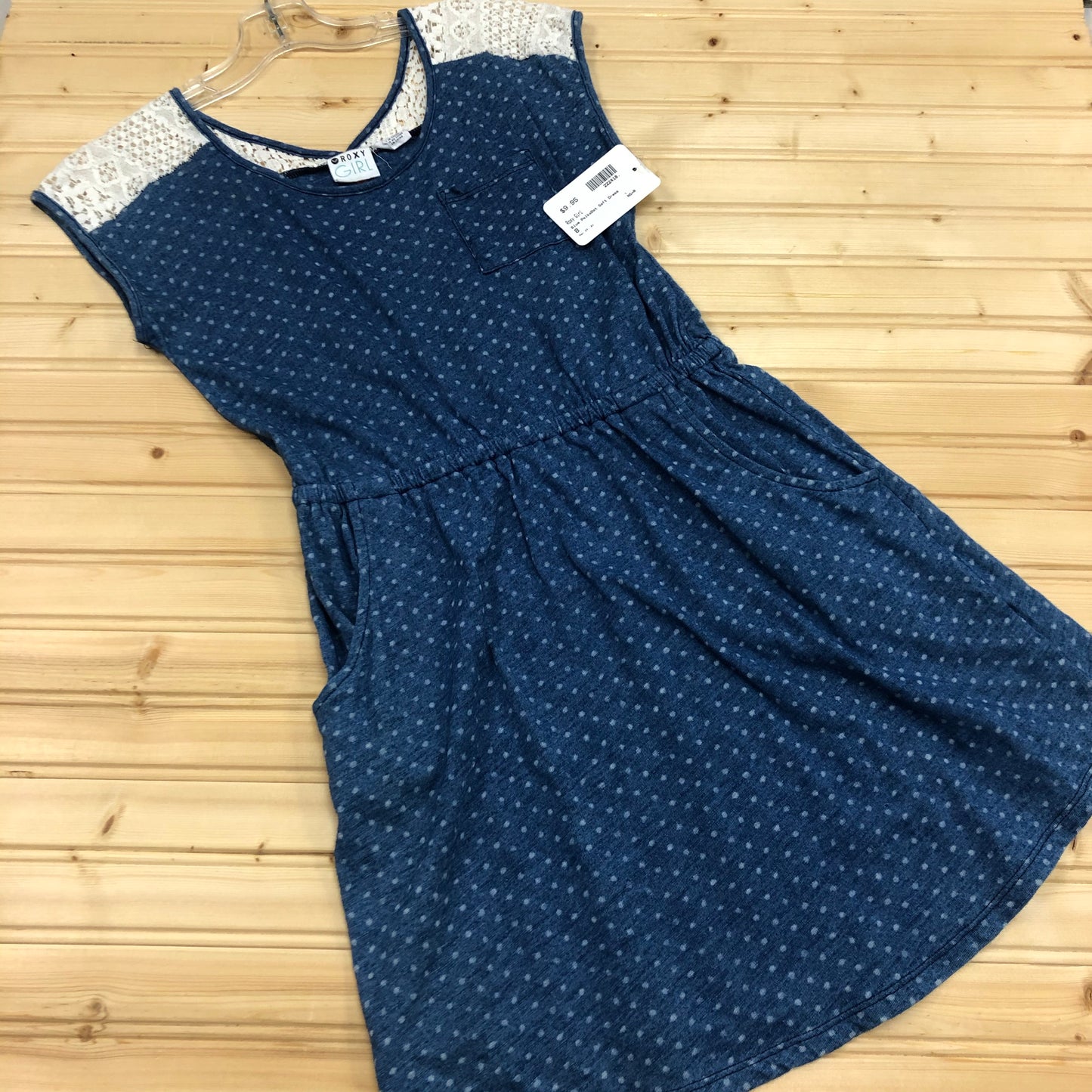 Blue Polka Dot Soft Dress
