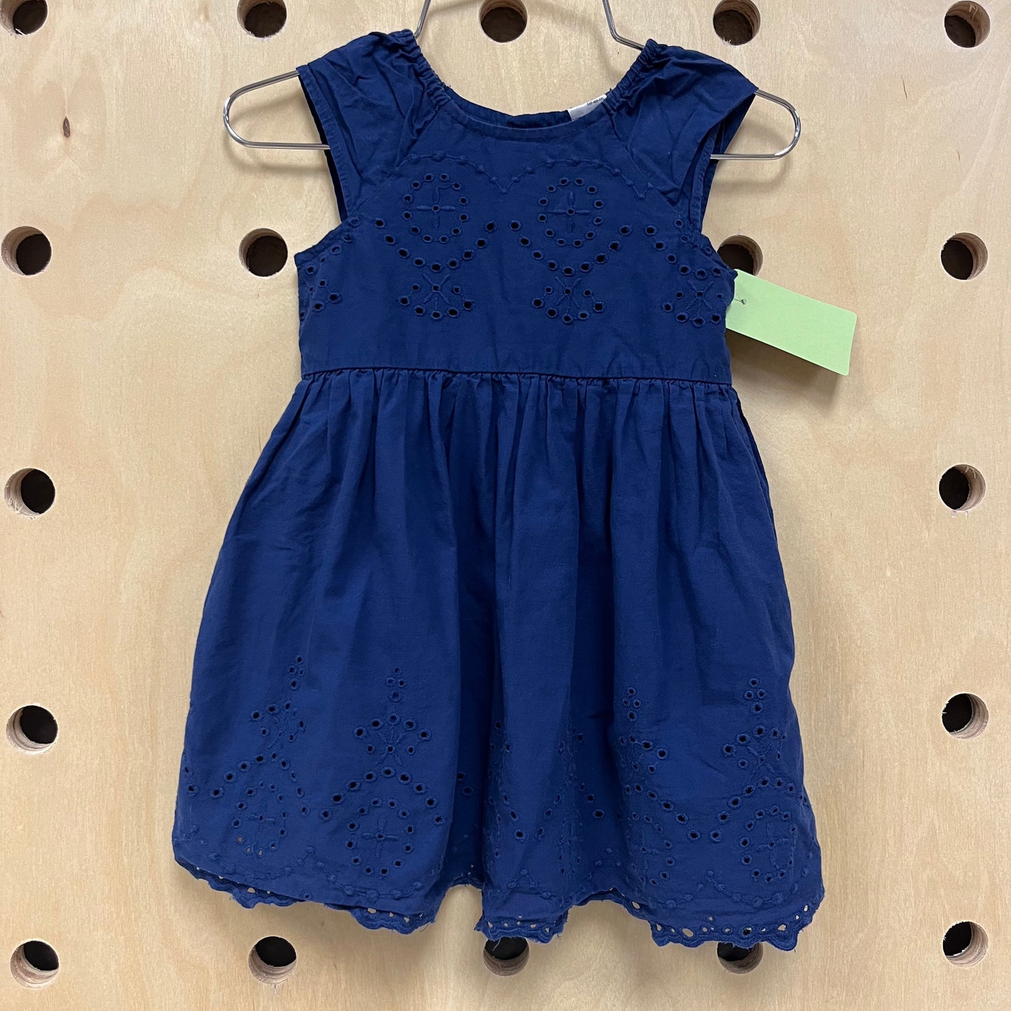 Blue Eyelet Dress