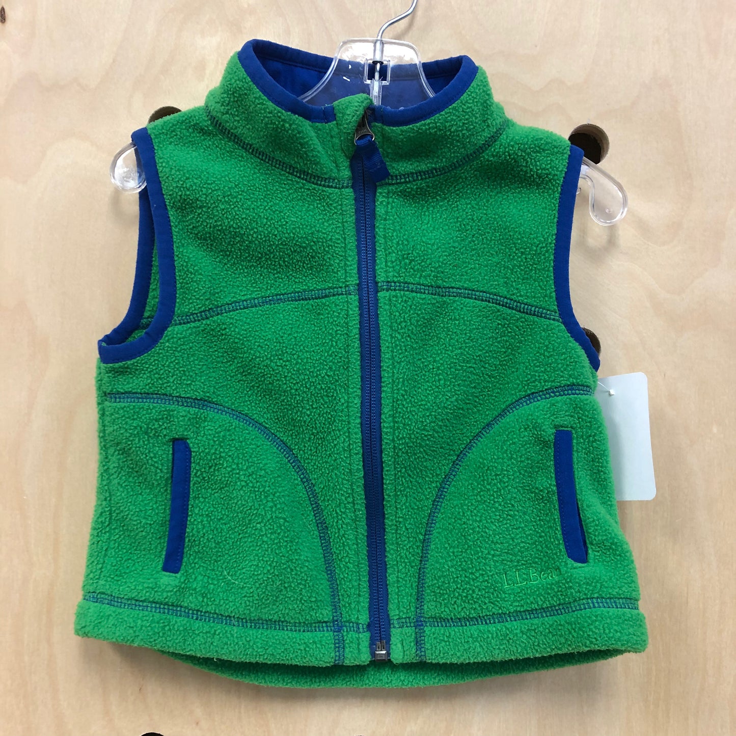 Green + Blue Fleece Vest