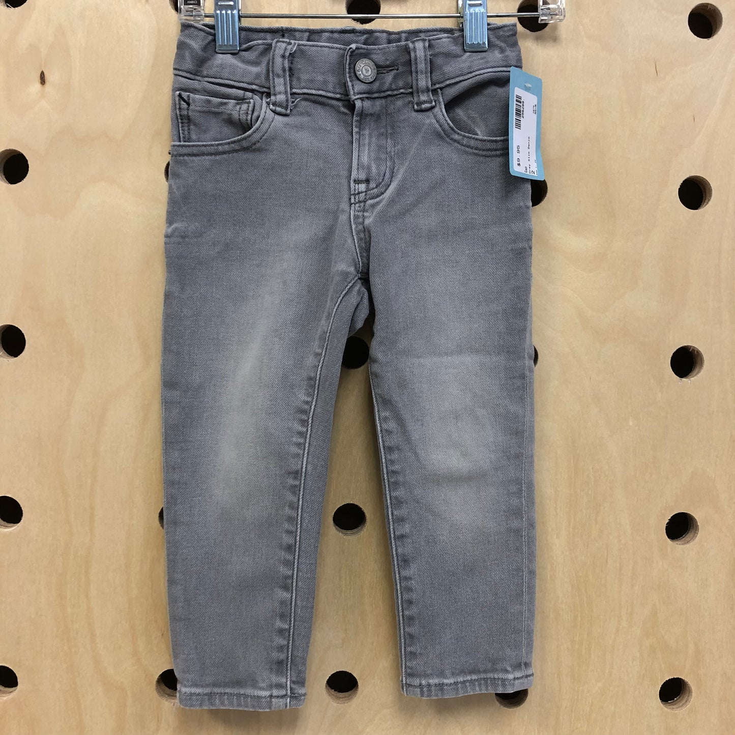 Grey Slim Denim