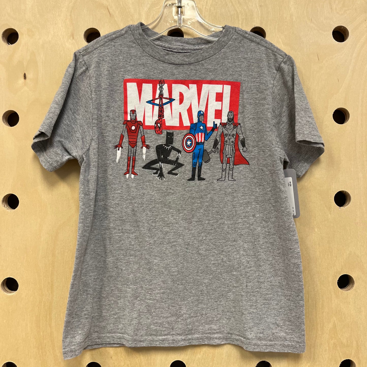 Grey Artist Avengers Tee