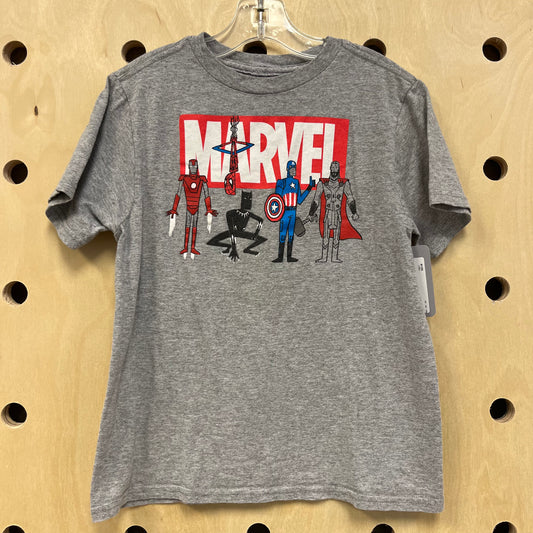 Grey Artist Avengers Tee
