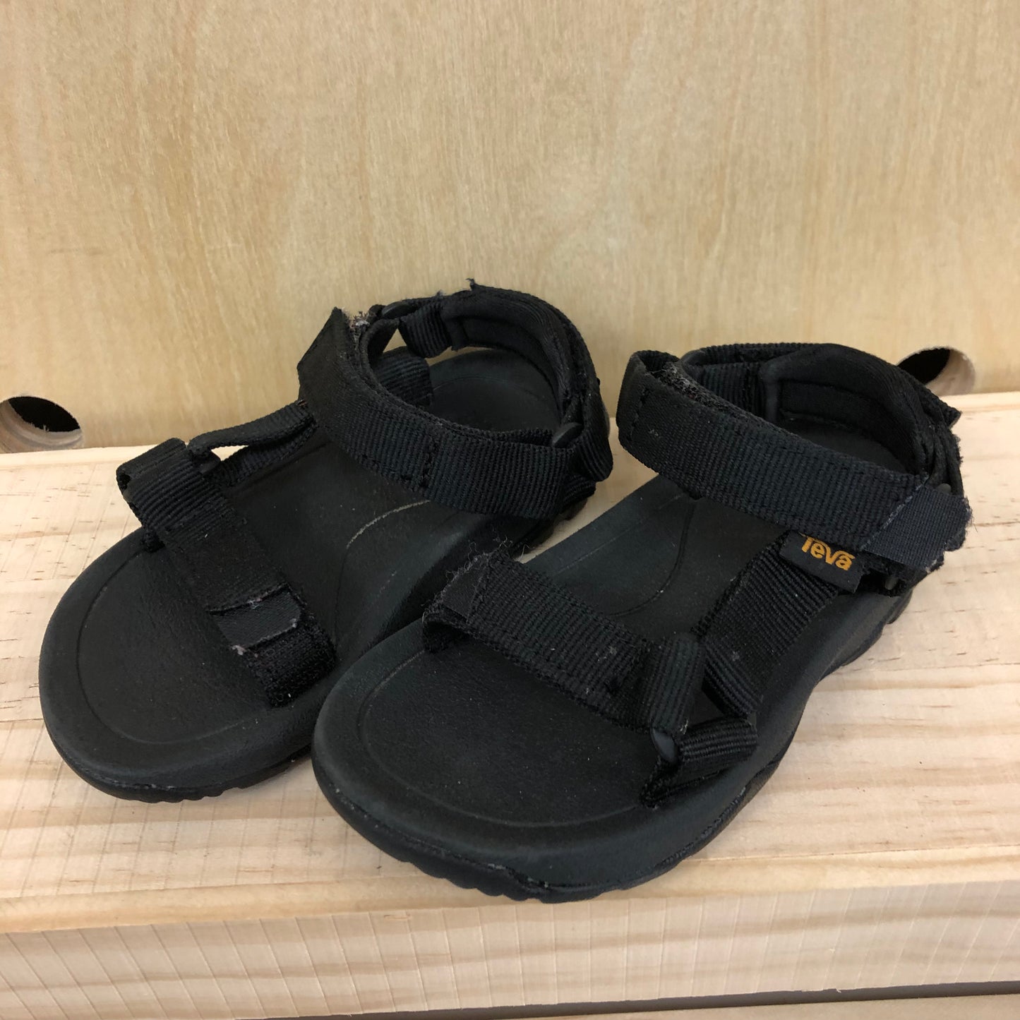 Black Velcro Sandals