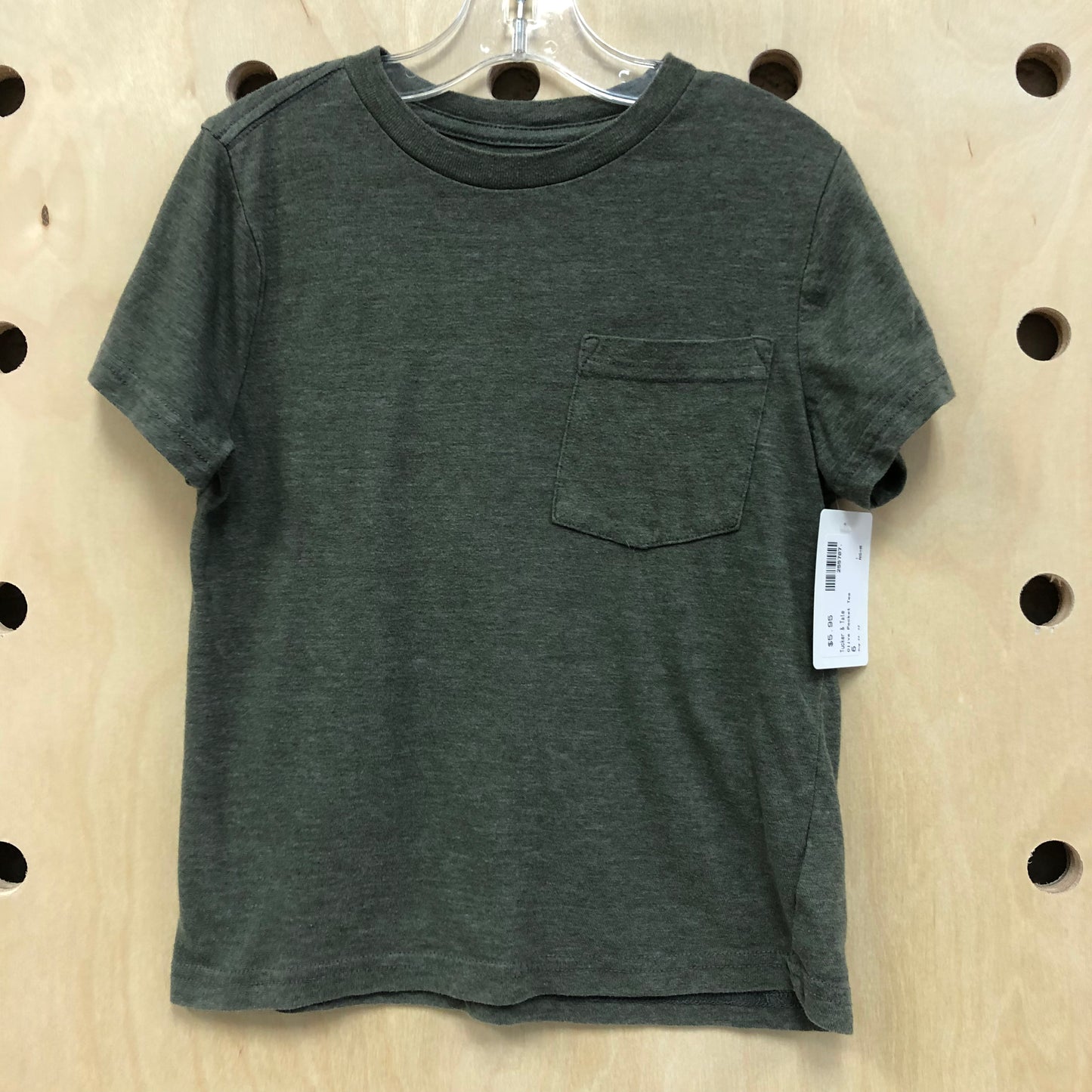 Olive Pocket Tee