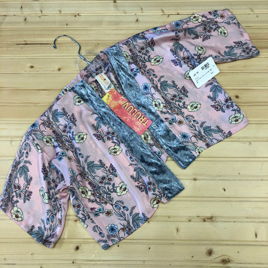 Pink Floral Satin Carigan NEW!