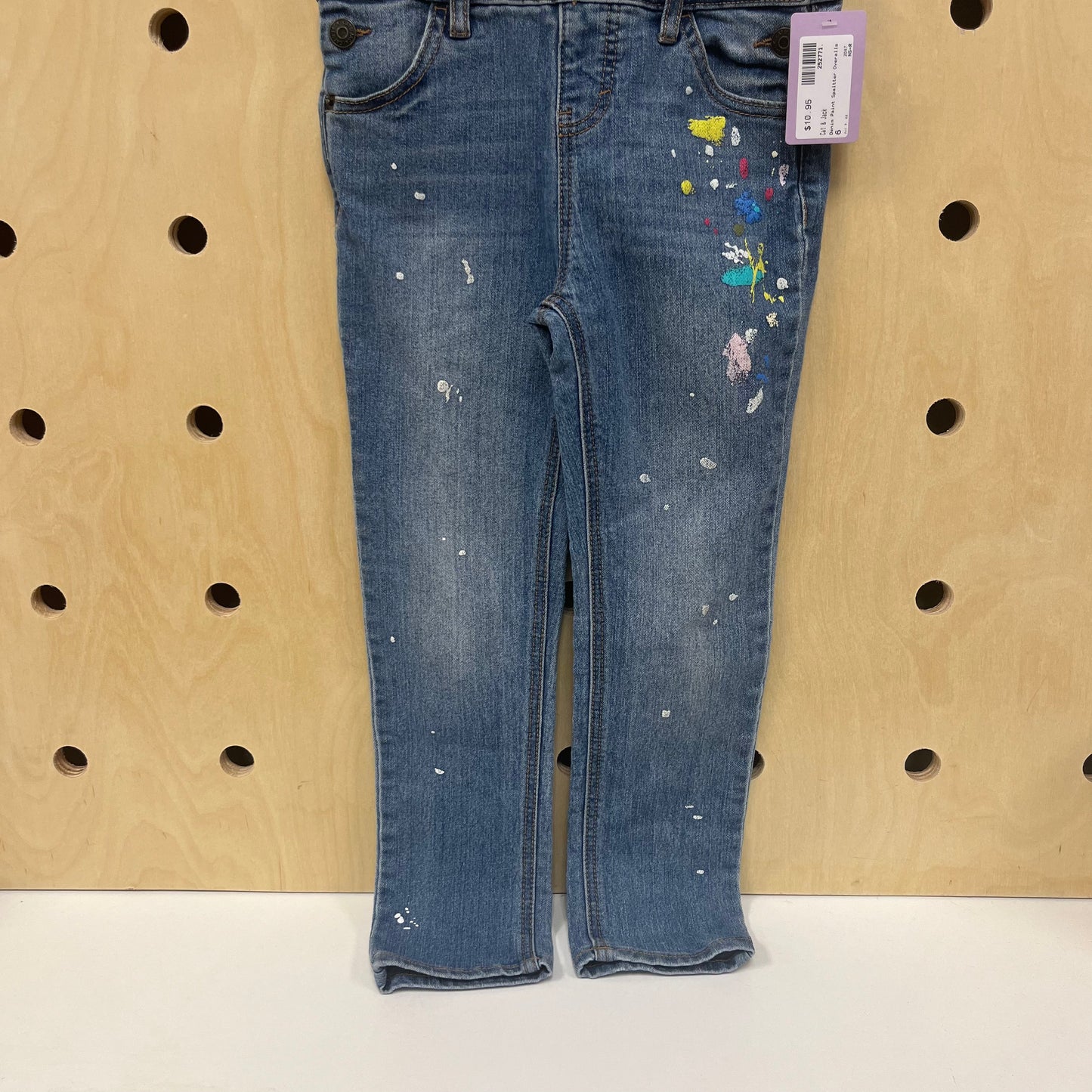 Denim Paint Spaltter Overalls