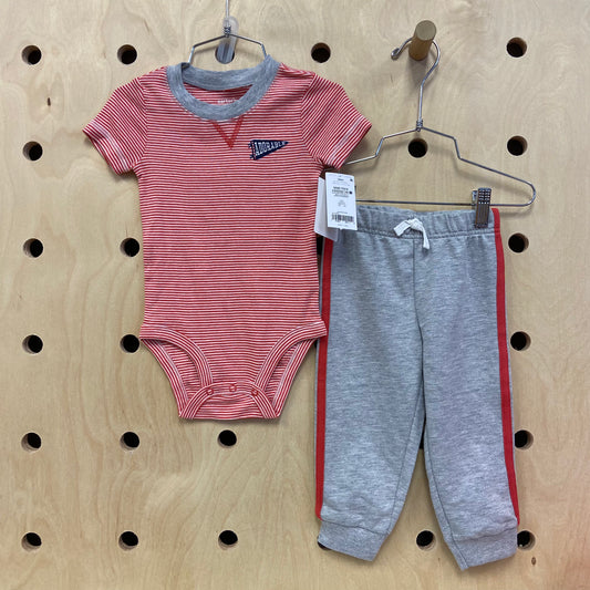 Adorable Red Striped Set NEW