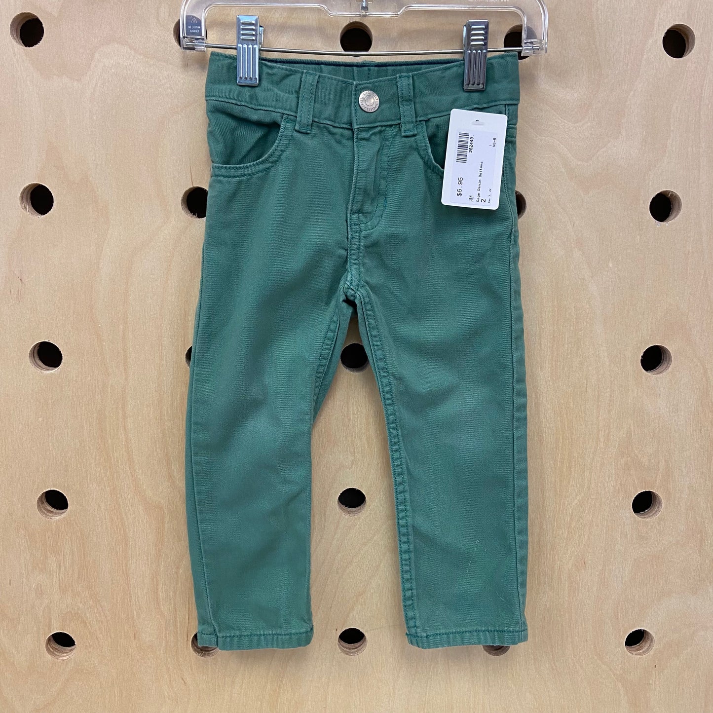 Sage Denim Bottoms