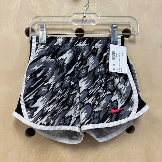 Black + White Dri-Fit Shorts