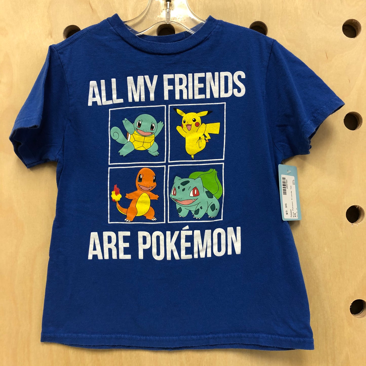 Blue Pokemon Friends Tee