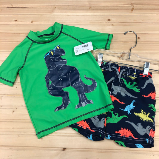 T-Rex Swim Trunks & Tee