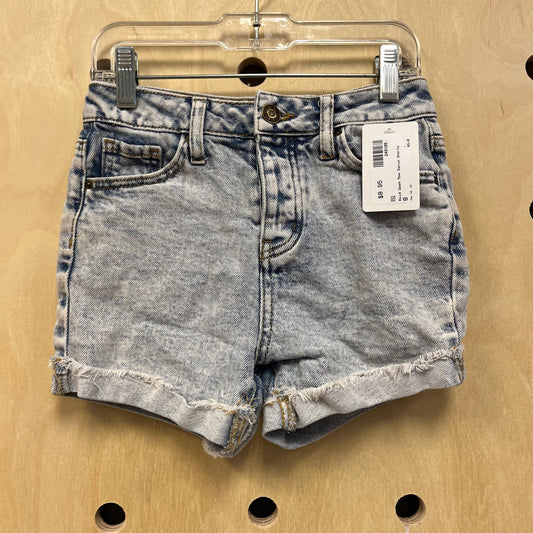Acid Wash Mom Denim Shorts