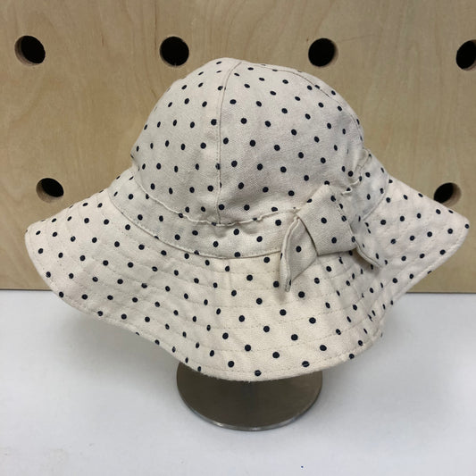 Cream + Polkadot Sun Hat
