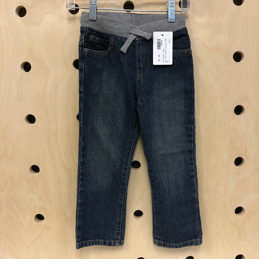Dark Wash Drawstring Denim NEW