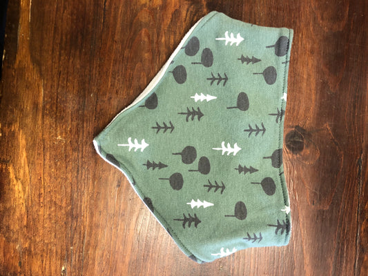 Green Forest Bandana Bib