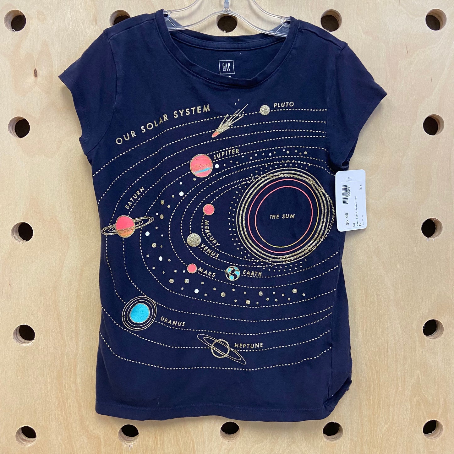 Navy Solar System Tee