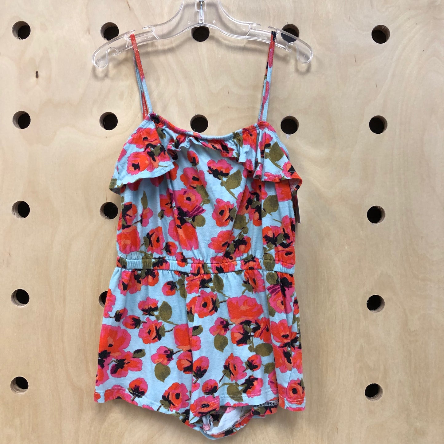 Mint Floral Romper