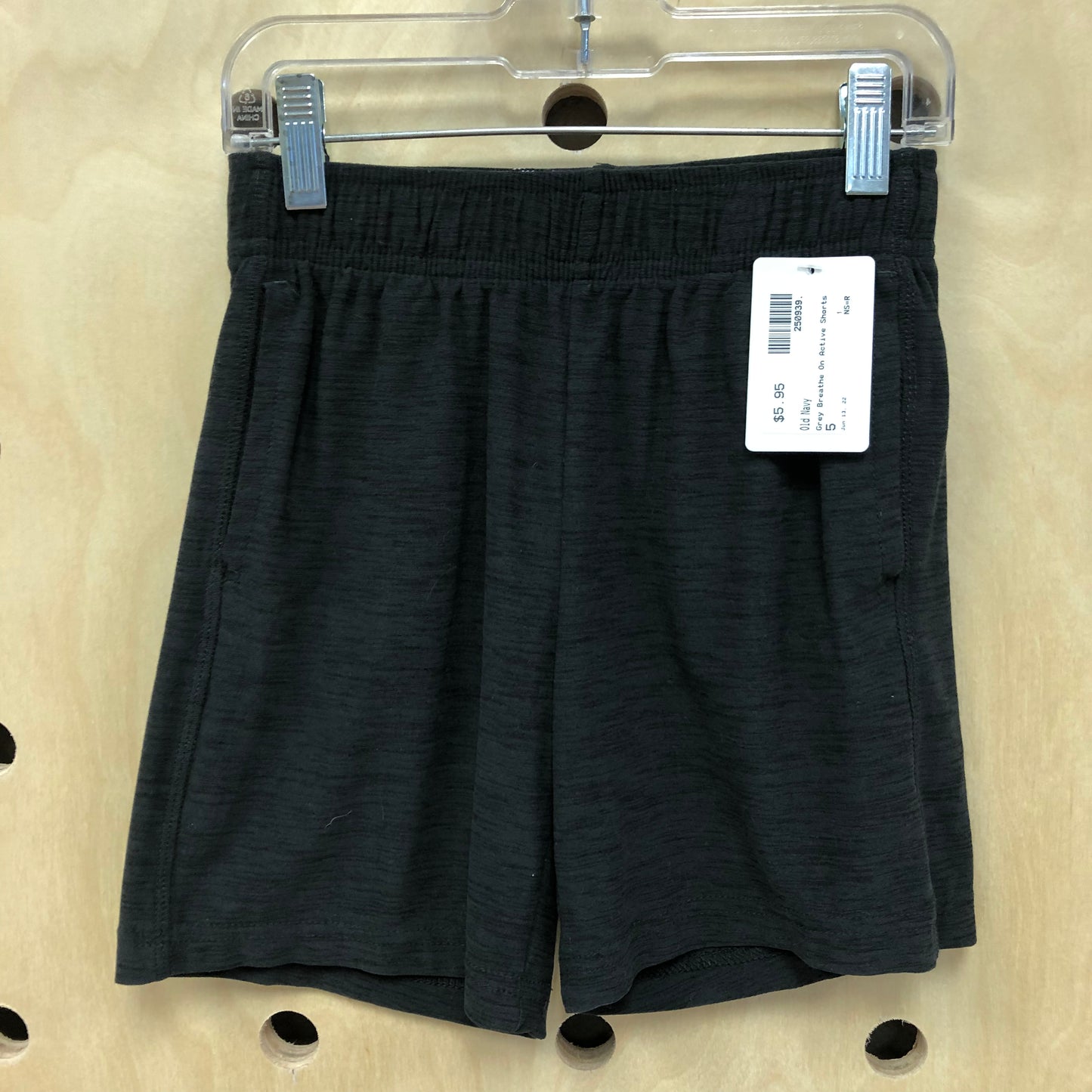 Grey Breathe On Active Shorts