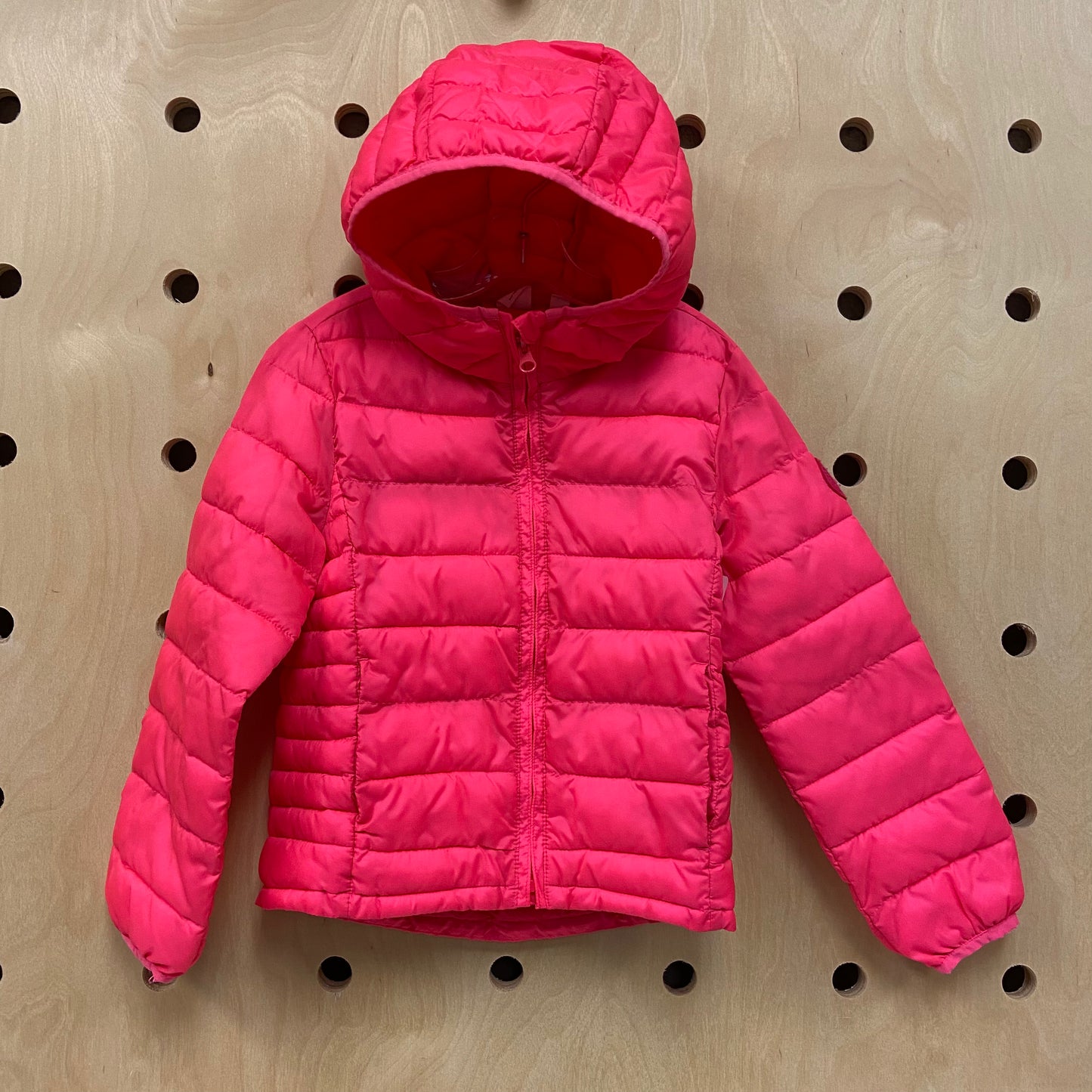 Electric Pink Puffer Jacket