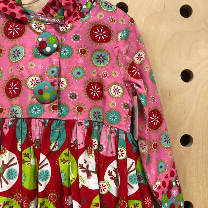 Reindeer Hooded Holiday Dress