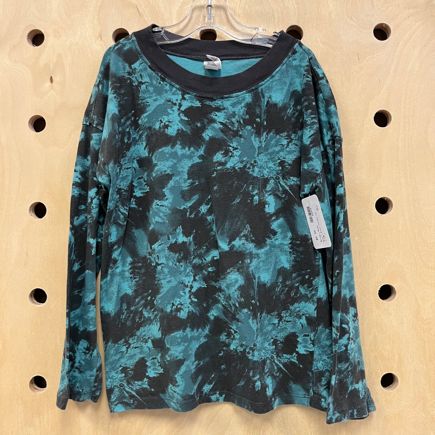 Blue + Black Tie Dye Tee