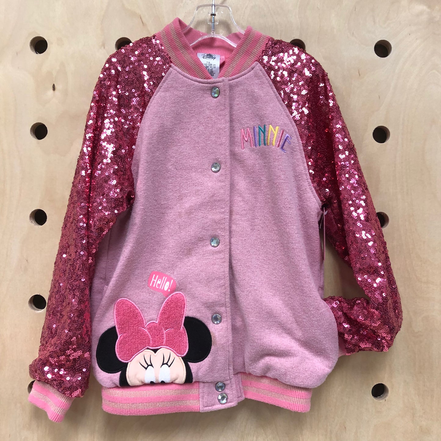 Pink Minnie Seq Letterman Jack