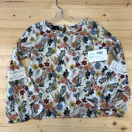 Floral Bell Sleeve Top