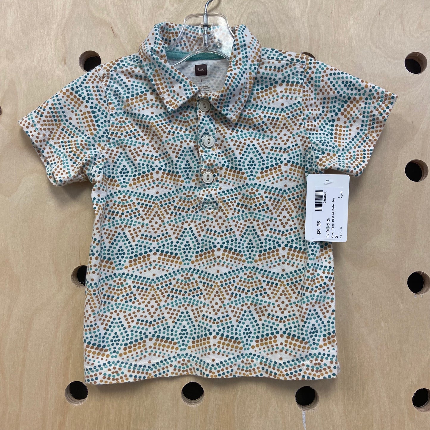 Cool Tone Dotted Polo Tee