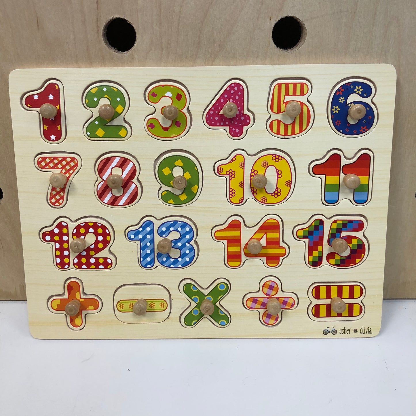 Numbers Peg Puzzle