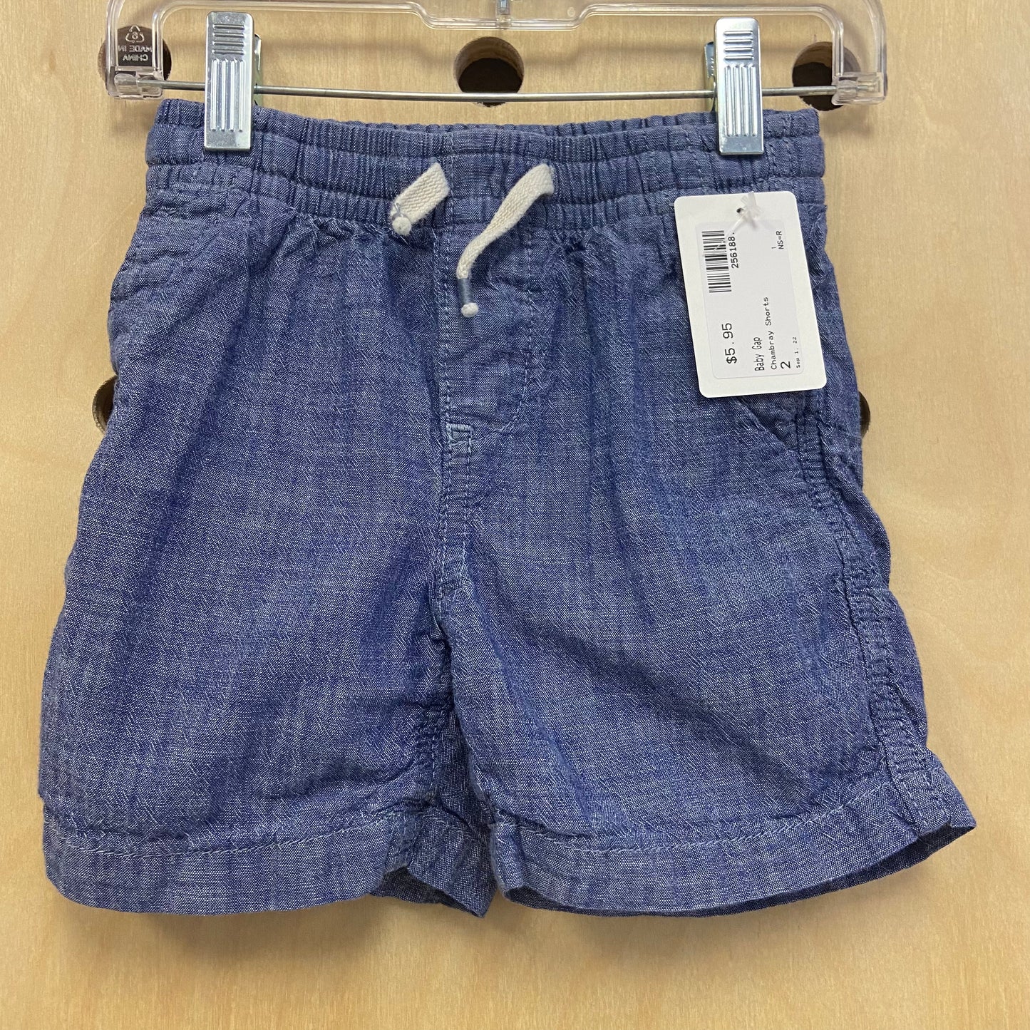 Chambray Shorts