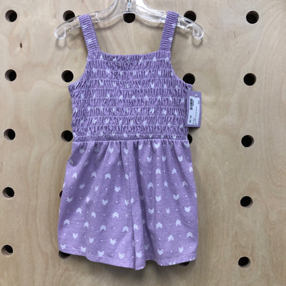 Lavender Arrows Romper