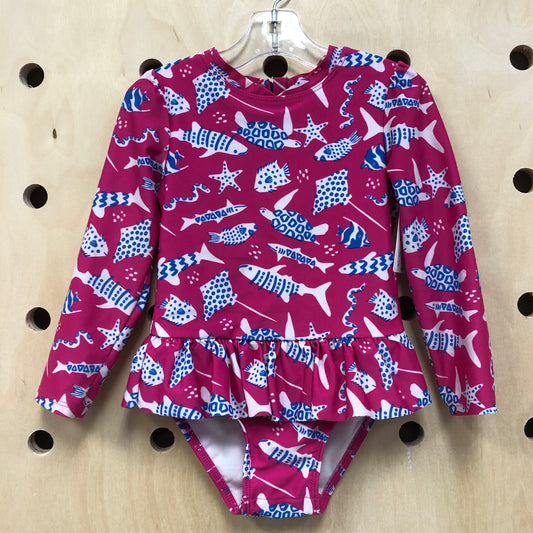Pink Sea Creatures 1pc Swim
