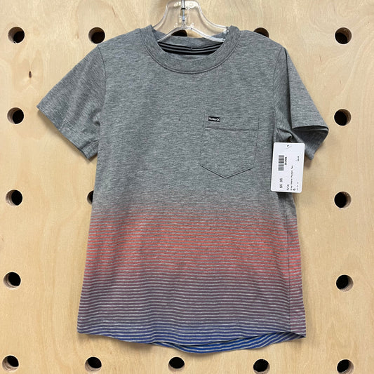 Grey Ombre Pocket Tee